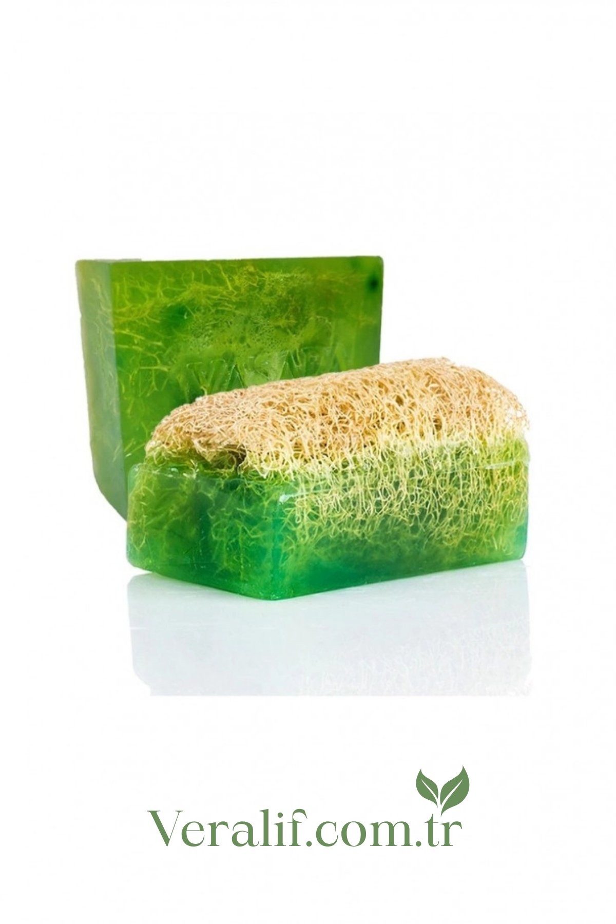 Veralif - Sivilce Ve Leke Karşıtı Doğal Kabak Lifli Aloe Sabun