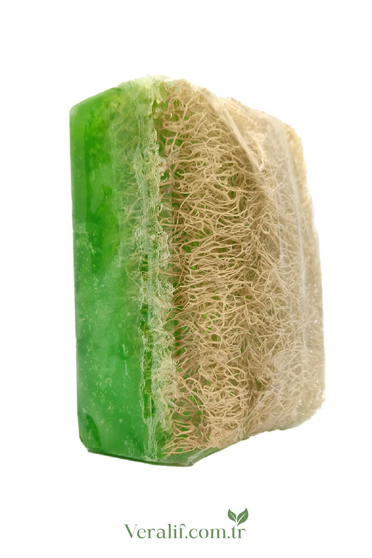 Veralif - Sivilce Ve Leke Karşıtı Doğal Kabak Lifli Aloe Sabun